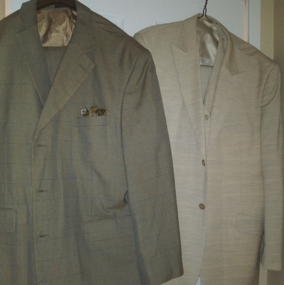 2 Men's Designer suits for great price